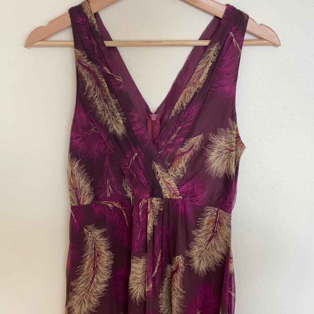 SAJA silk midi dress